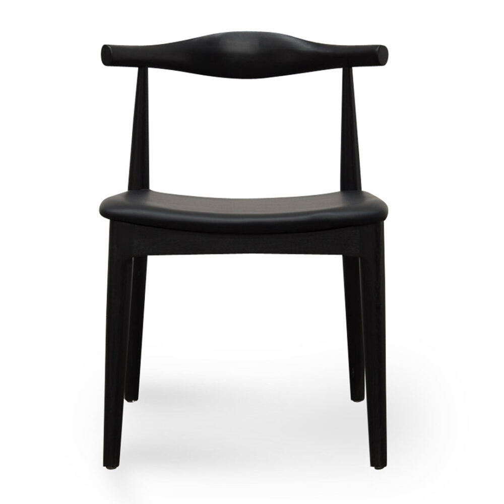 Set of 2 - Henrik Dining Chair - Full Black - Image 3