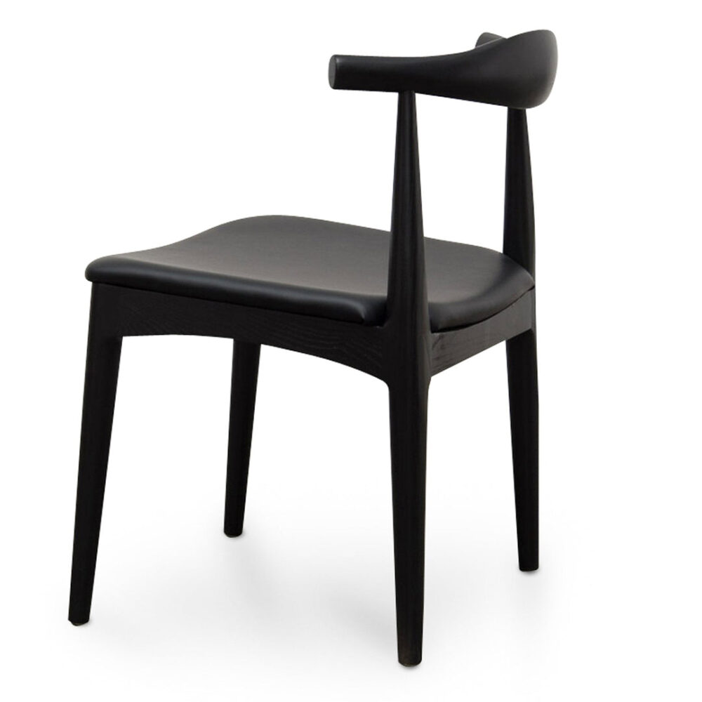 Set of 2 - Henrik Dining Chair - Full Black - Image 4