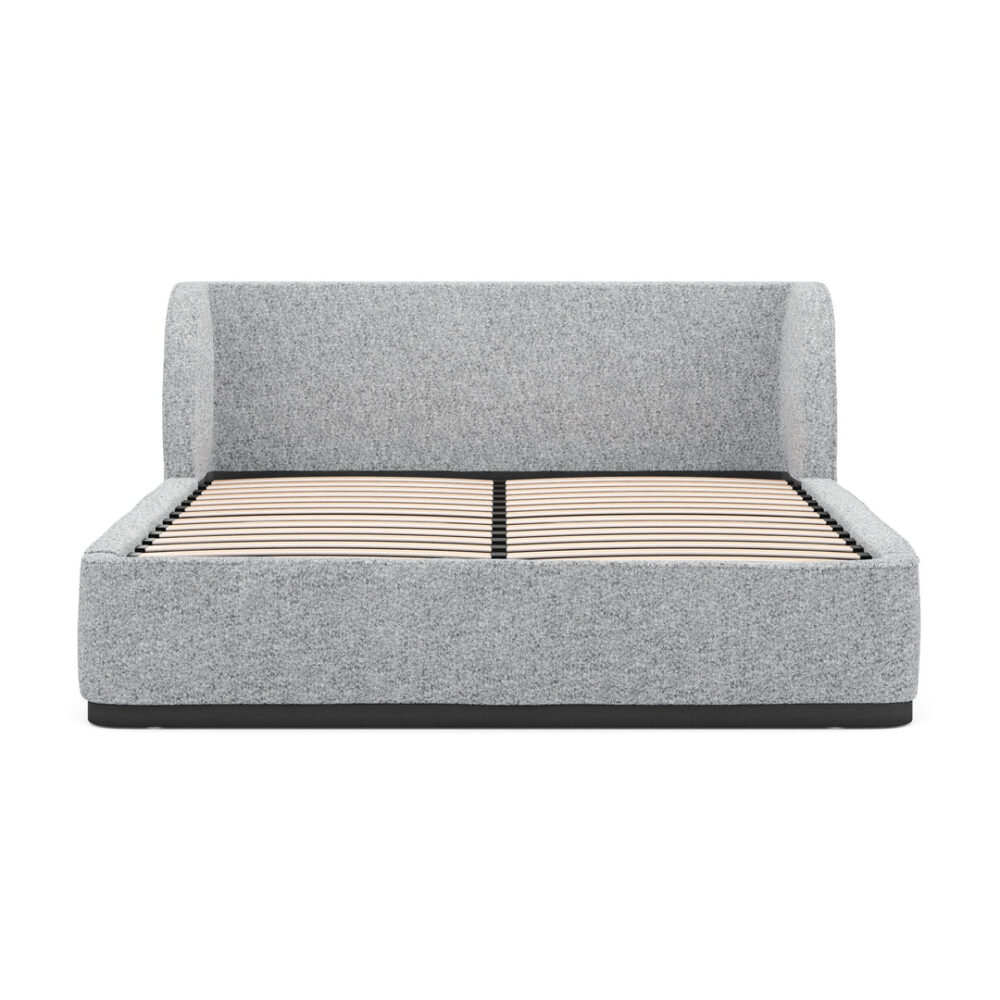 Jamar King Bed Frame - Pepper Boucle - Image 2