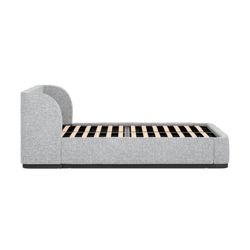 Jamar King Bed Frame - Pepper Boucle - Image 3