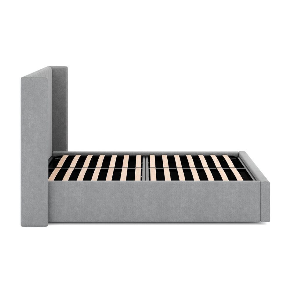Hillsdale Wide Base King Bed Frame - Flint Grey - Image 3