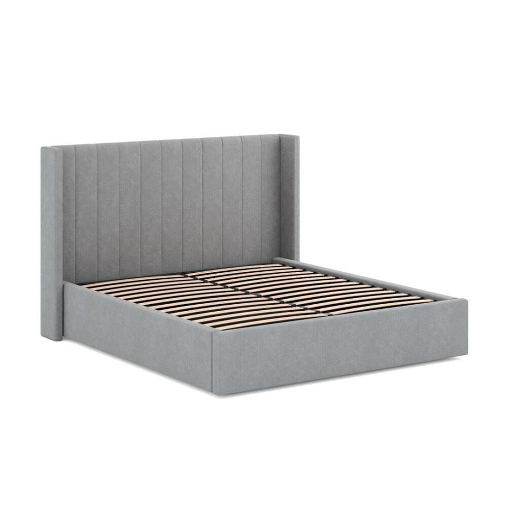 Hillsdale Wide Base King Bed Frame - Flint Grey - Image 4