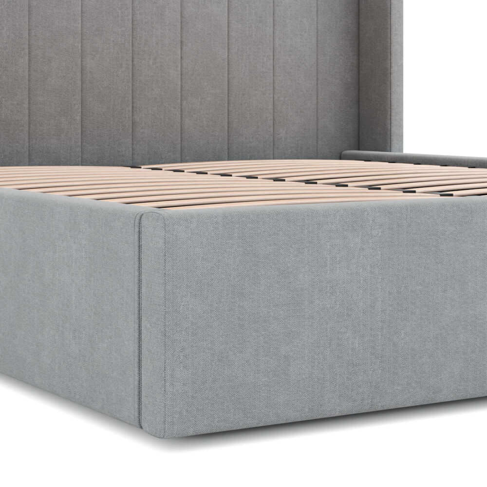 Hillsdale Wide Base King Bed Frame - Flint Grey - Image 5