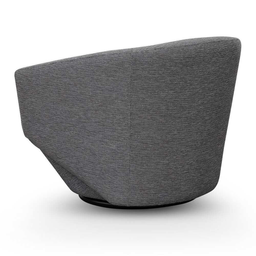 Donna Fabric Lounge Chair - Graphite Grey - Image 3