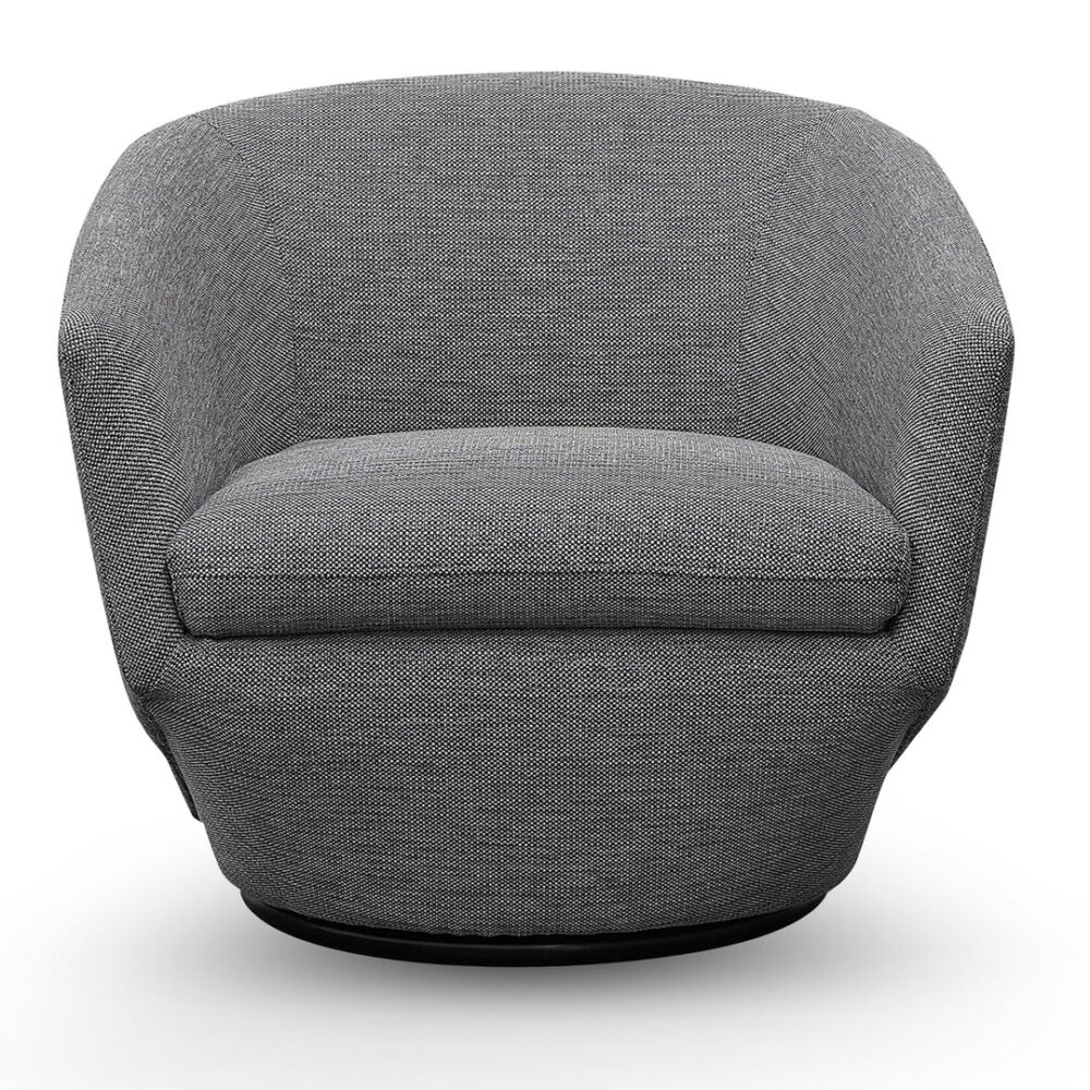 Donna Fabric Lounge Chair - Graphite Grey - Image 2