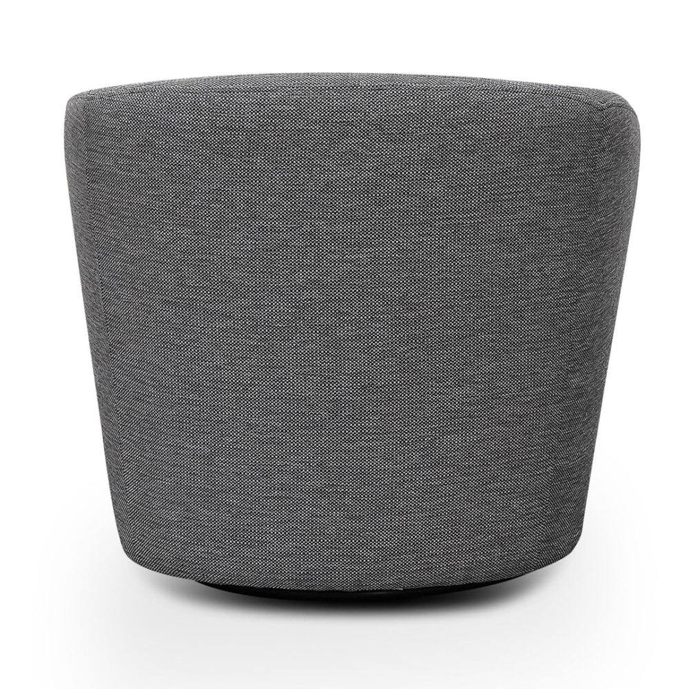 Donna Fabric Lounge Chair - Graphite Grey - Image 4