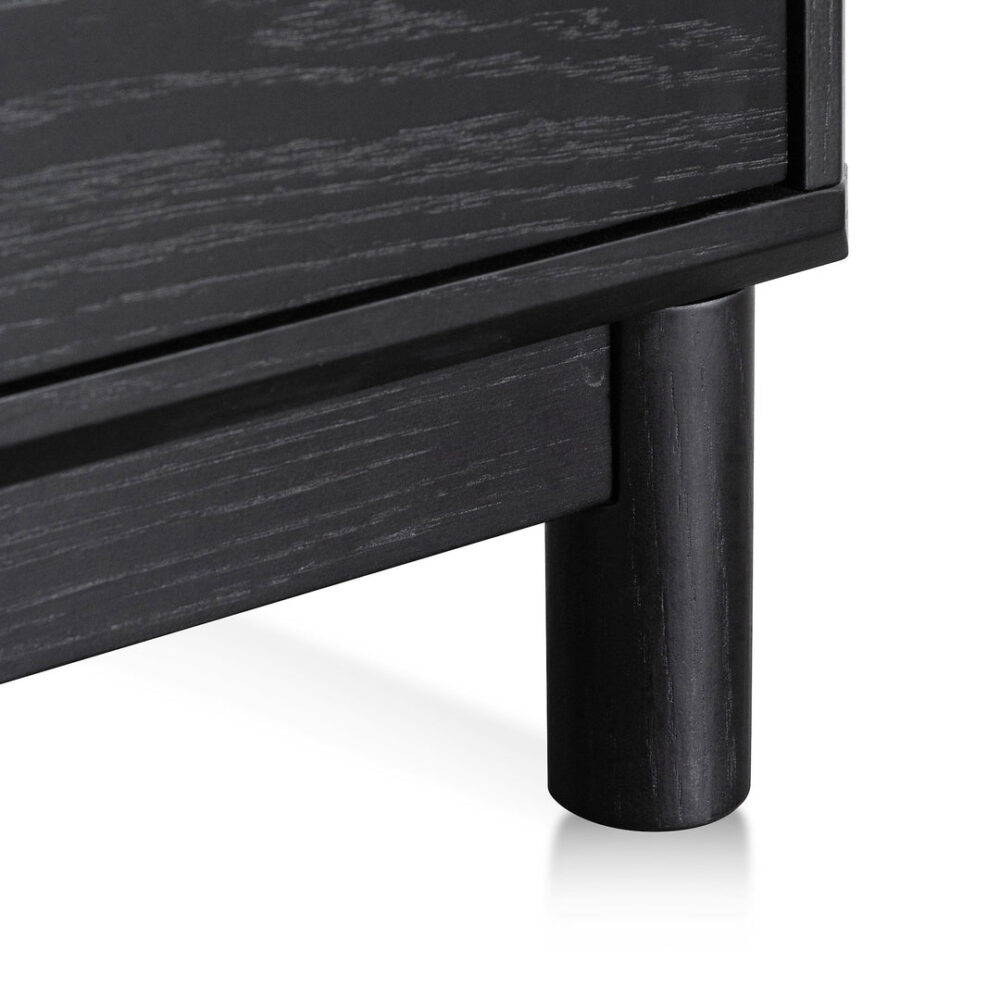 Eloise 3 Drawers Dresser Unit - Black Oak - Image 11