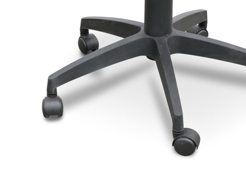 Heston Fabric Office Chair - Full Black - Image 8