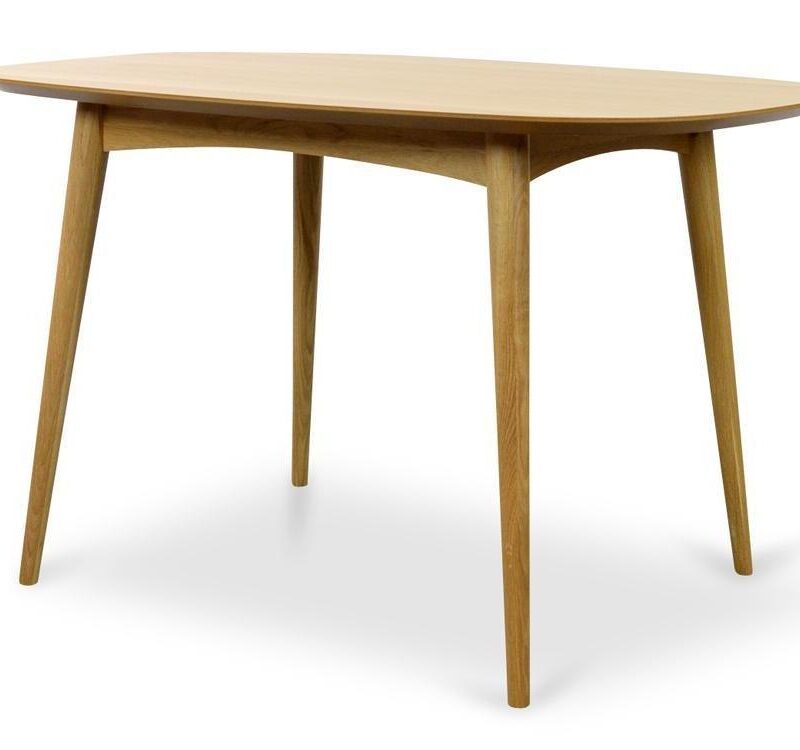Johansen Scandinavian 1.3m Fixed Dining Table - Natural