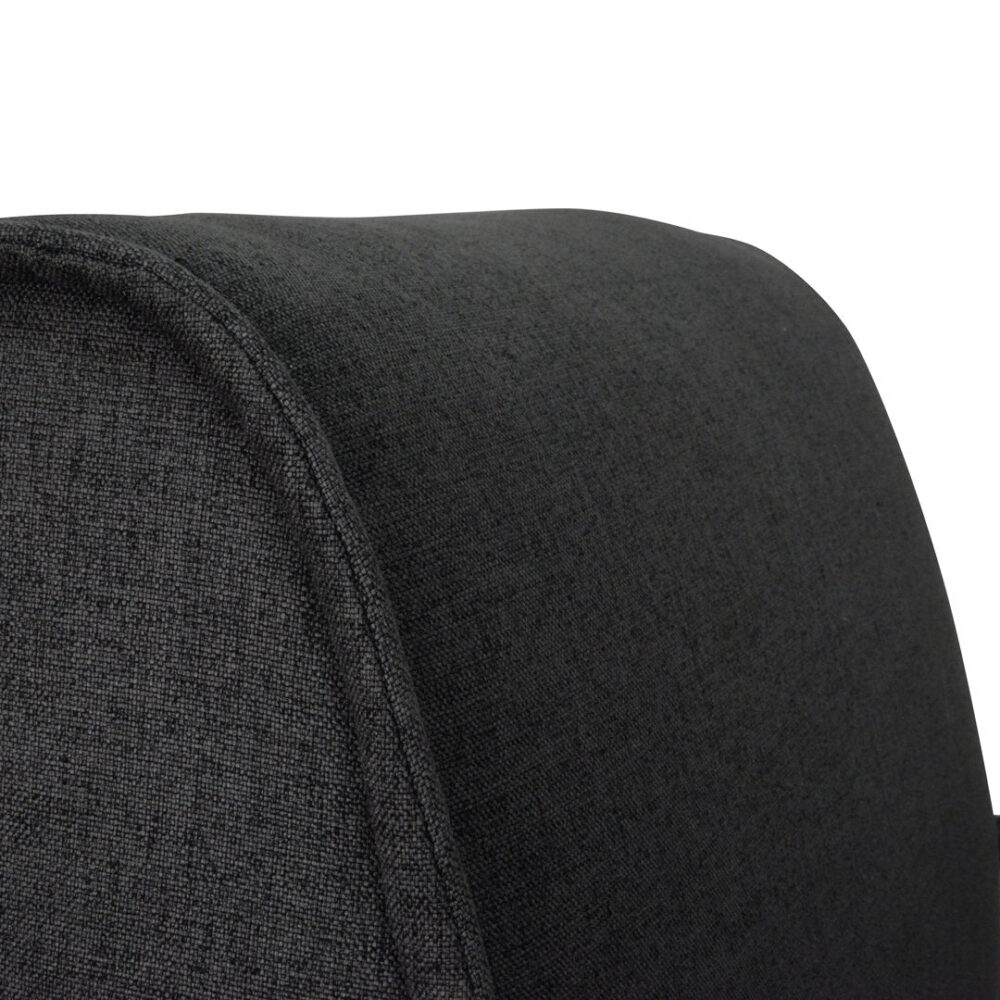 Ken Fabric Lounge Chair - Dark Grey - Image 6