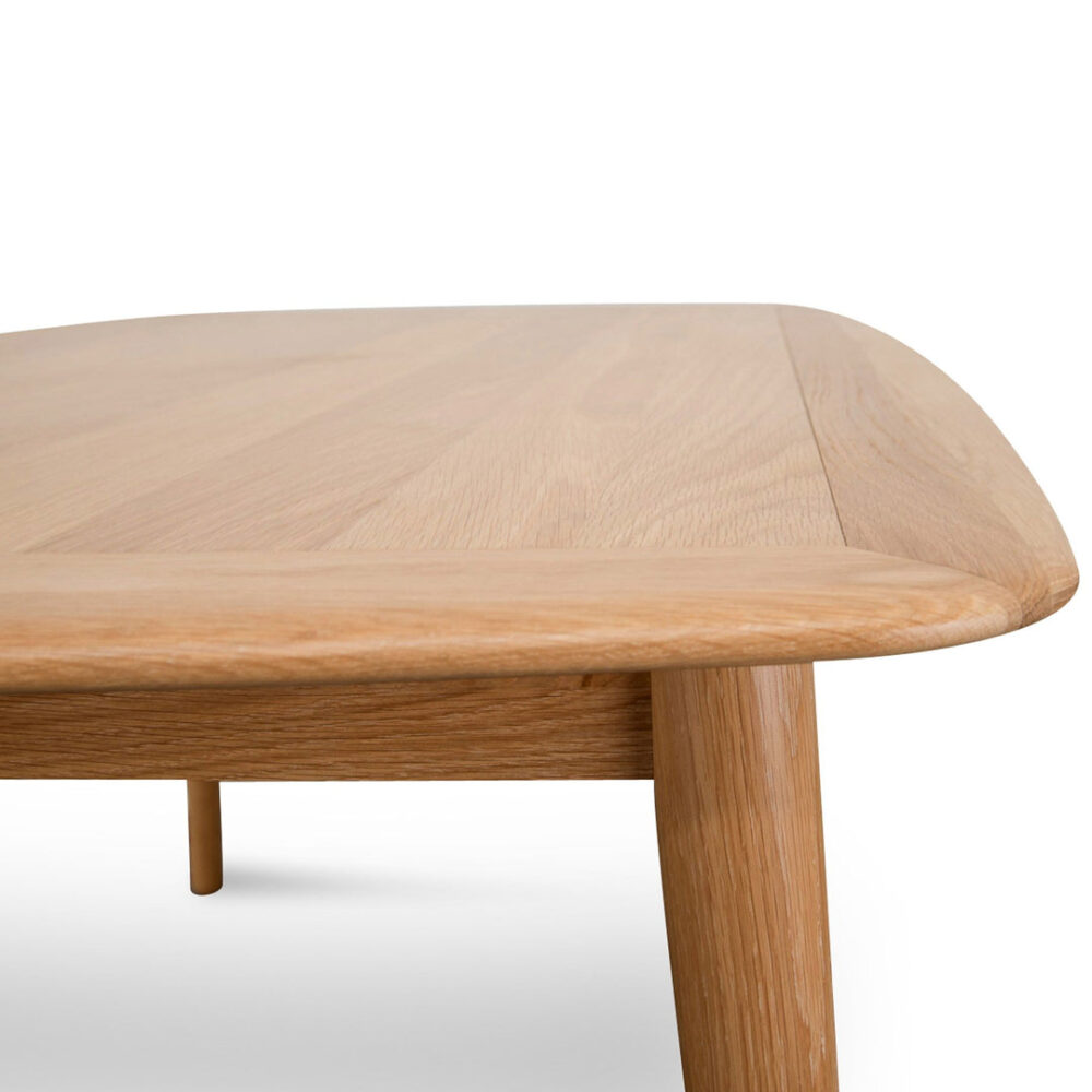 Kenston 1.6m Oak Fix Dining Table - Image 3