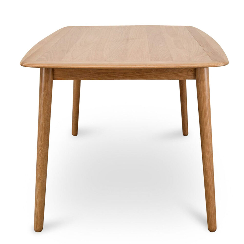 Kenston 1.6m Oak Fix Dining Table - Image 4