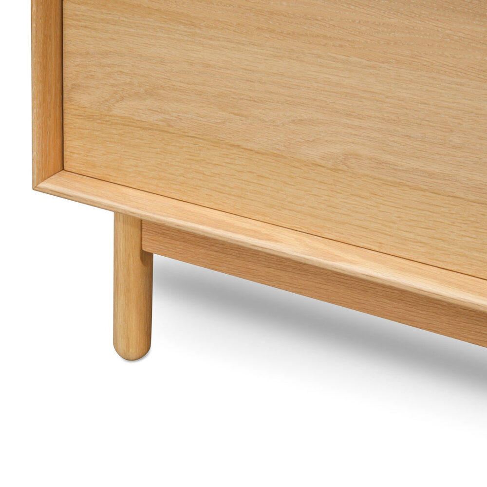Kenston 1.8m Wooden TV Entertainment Unit - Natural - Image 5