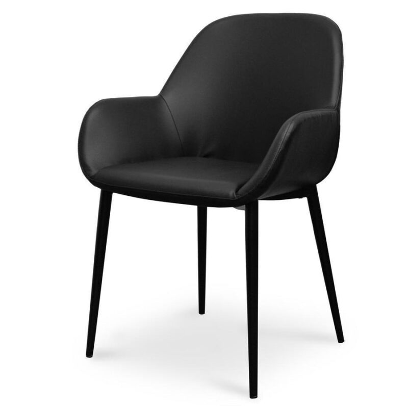Lynton Dining chair - Full Black