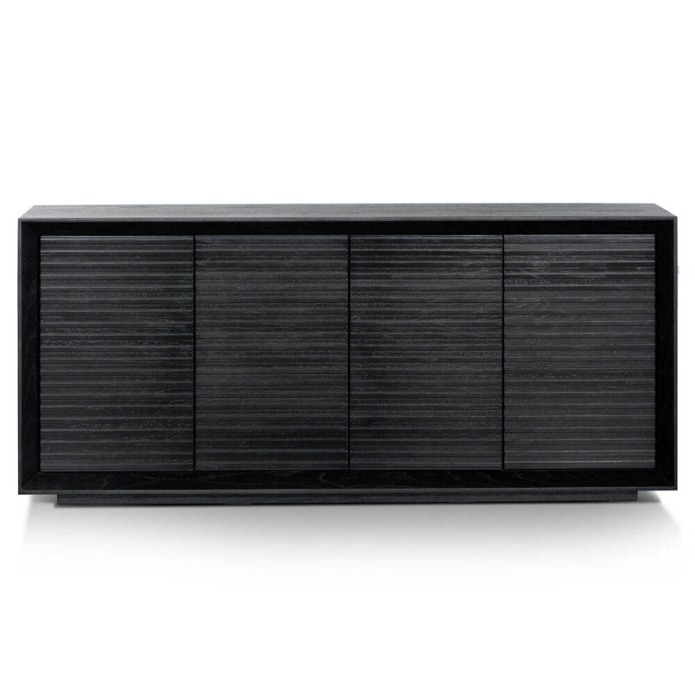 Maribel 1.8m Wooden Sideboard - Black Oak - Image 3