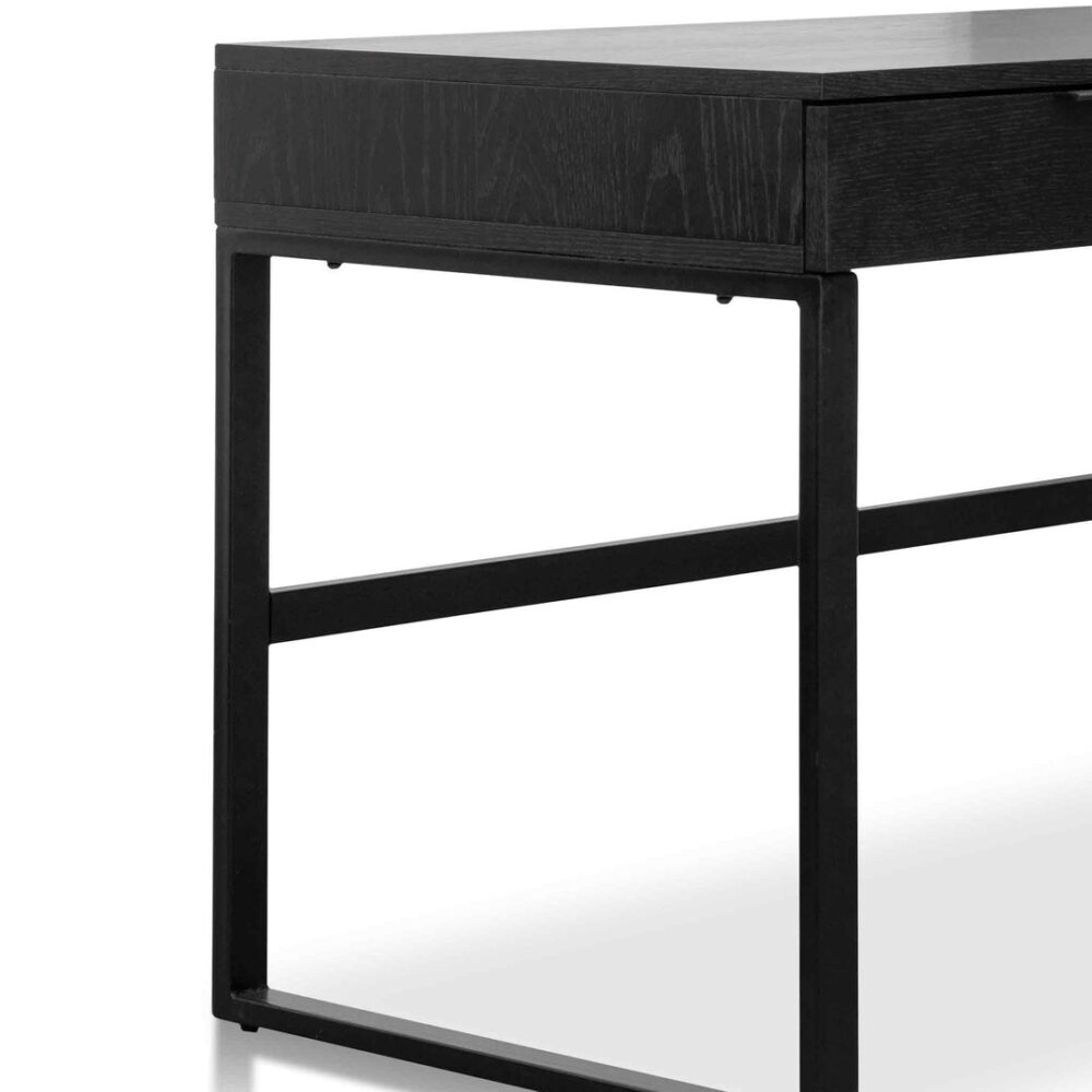 Melissa 120cm Home Office Desk - Black - Image 9