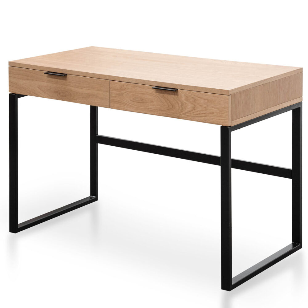 Melissa 120cm Wooden Home Office Desk - Natural