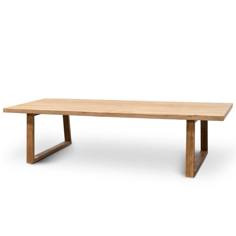 Naples Reclaimed 3m Wooden Dining Table - Natural