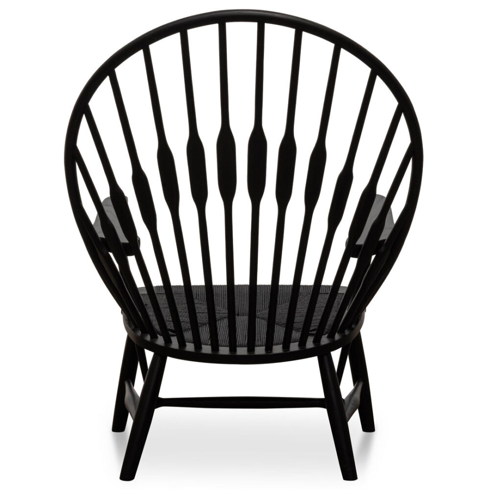 Willow Peacock Lounge Chair - Black - Image 5