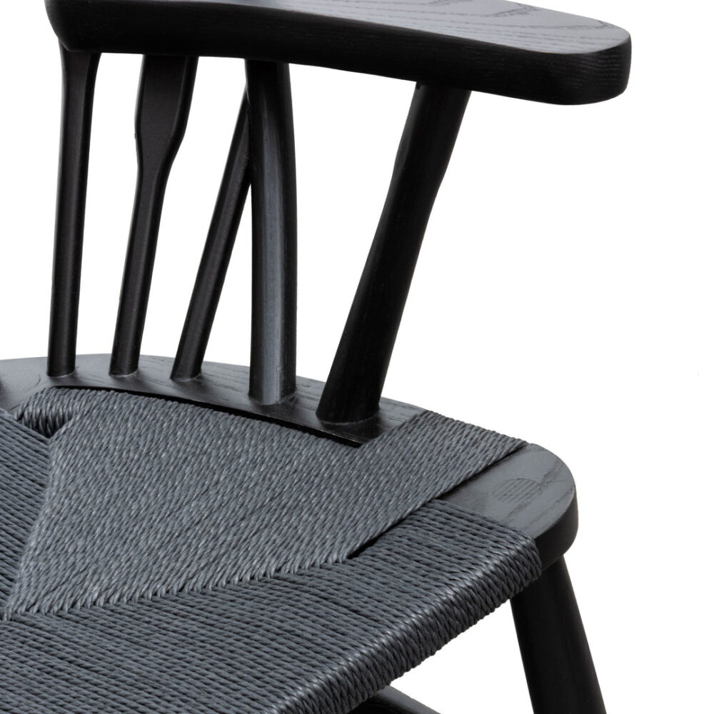 Willow Peacock Lounge Chair - Black - Image 6