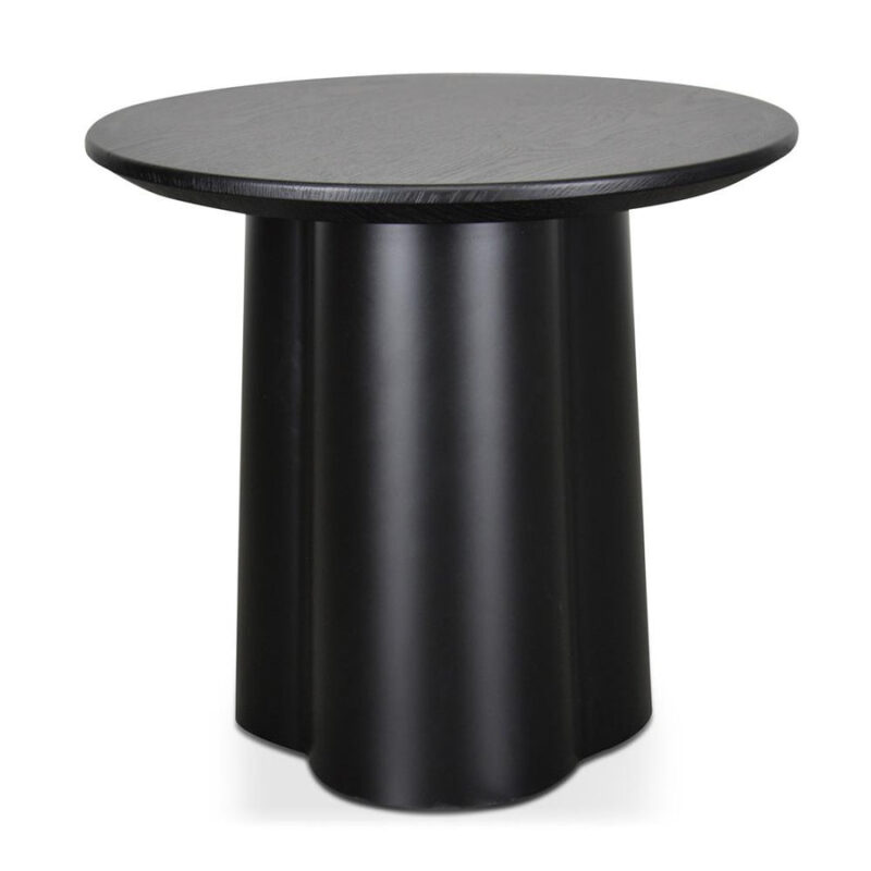 Polly Round Side Table - Black