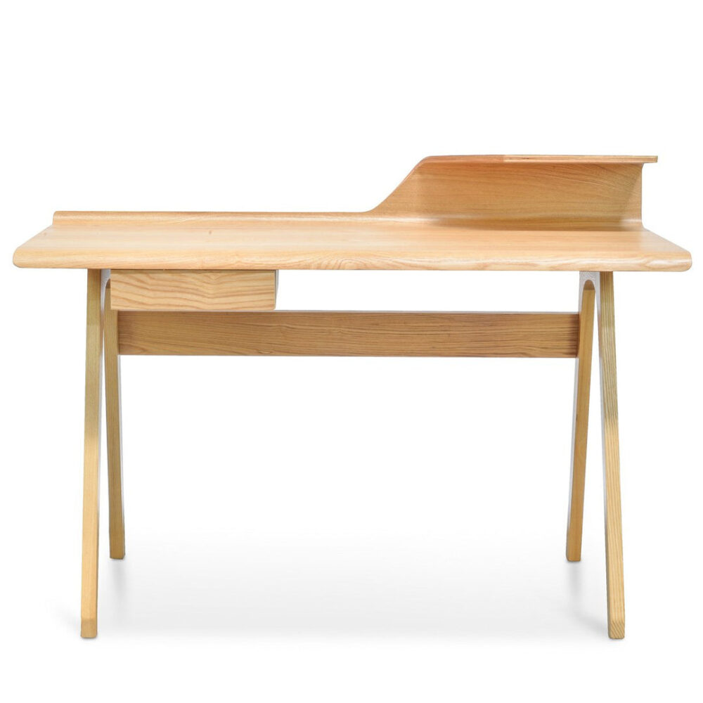 Ruban Wooden Home Office Desk - Natural - Image 3