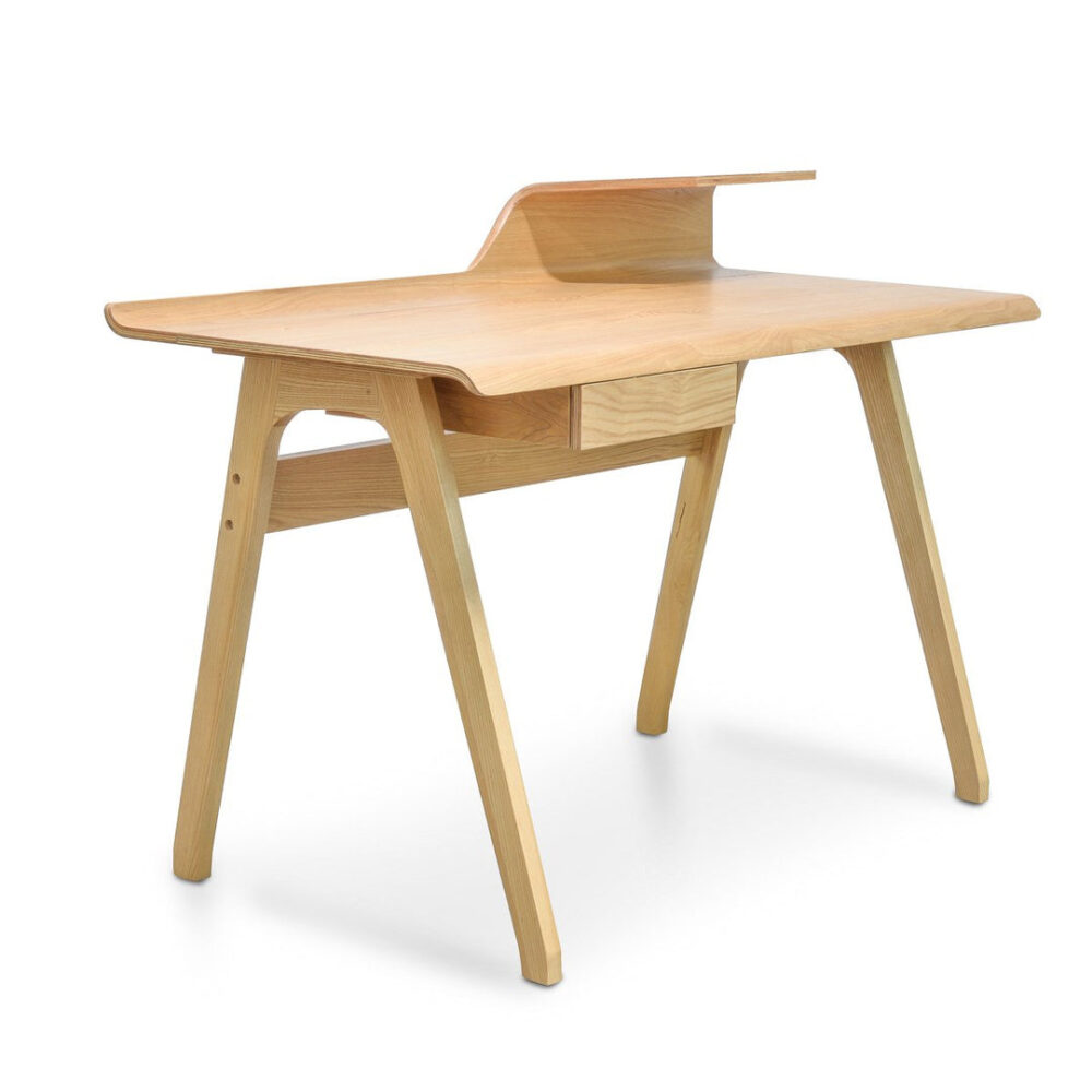 Ruban Wooden Home Office Desk - Natural - Image 8