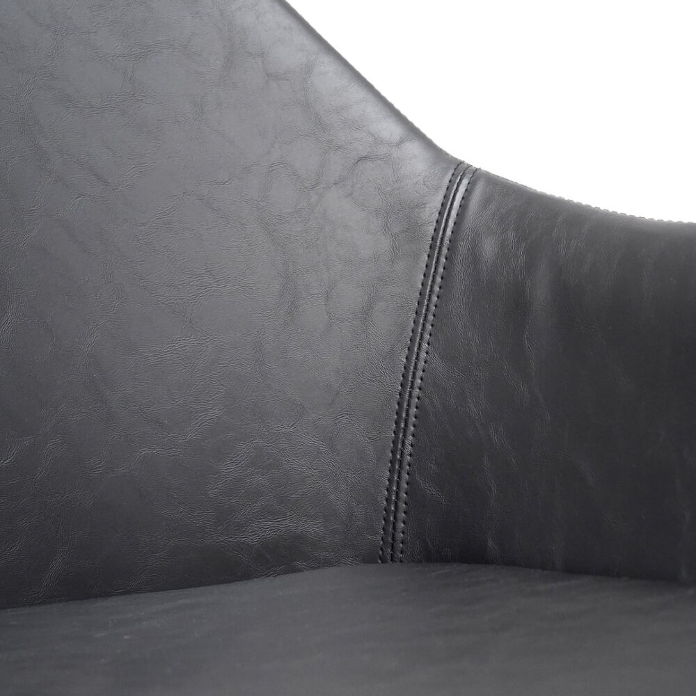 Set of 2 - Cody Dining Chair - Antique Black and Charcoal Velvet - Image 10