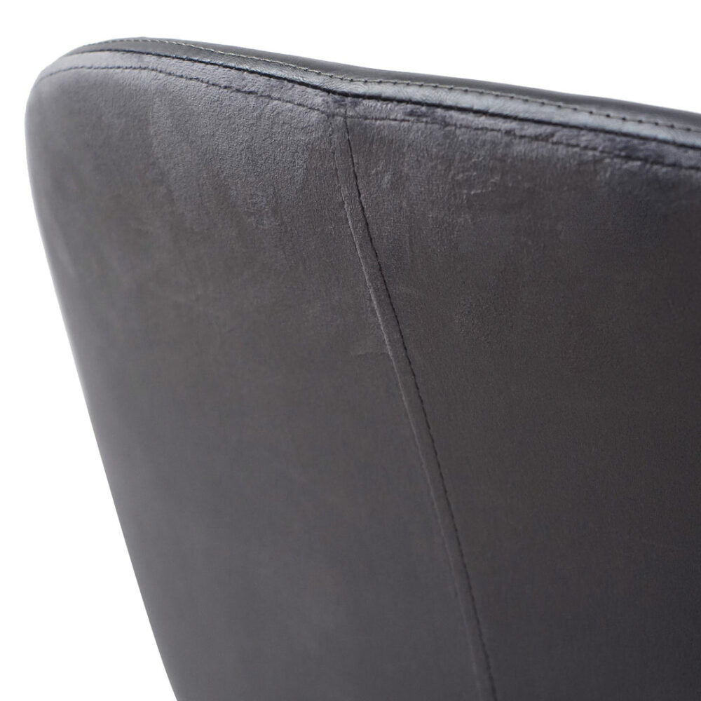 Set of 2 - Cody Dining Chair - Antique Black and Charcoal Velvet - Image 7