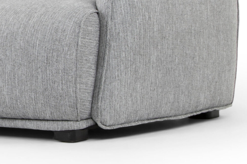 Troy 3 Seater Left Chaise Sofa - Graphite Grey - Image 5