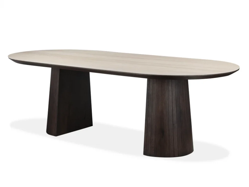Sorrento Dining Table Bisque / Coffee