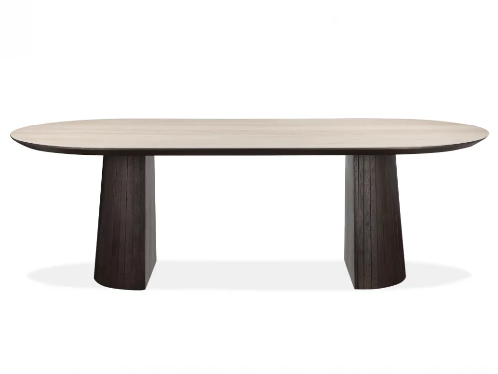 Sorrento Dining Table Bisque / Coffee - Image 2