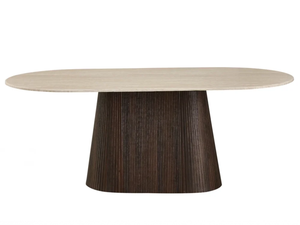 Crete Dining Table Travertine - Image 13