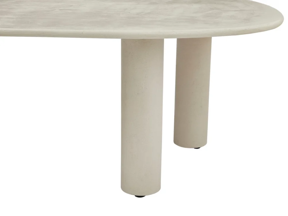 Coastal Curve Dining Table Pebble - Image 11
