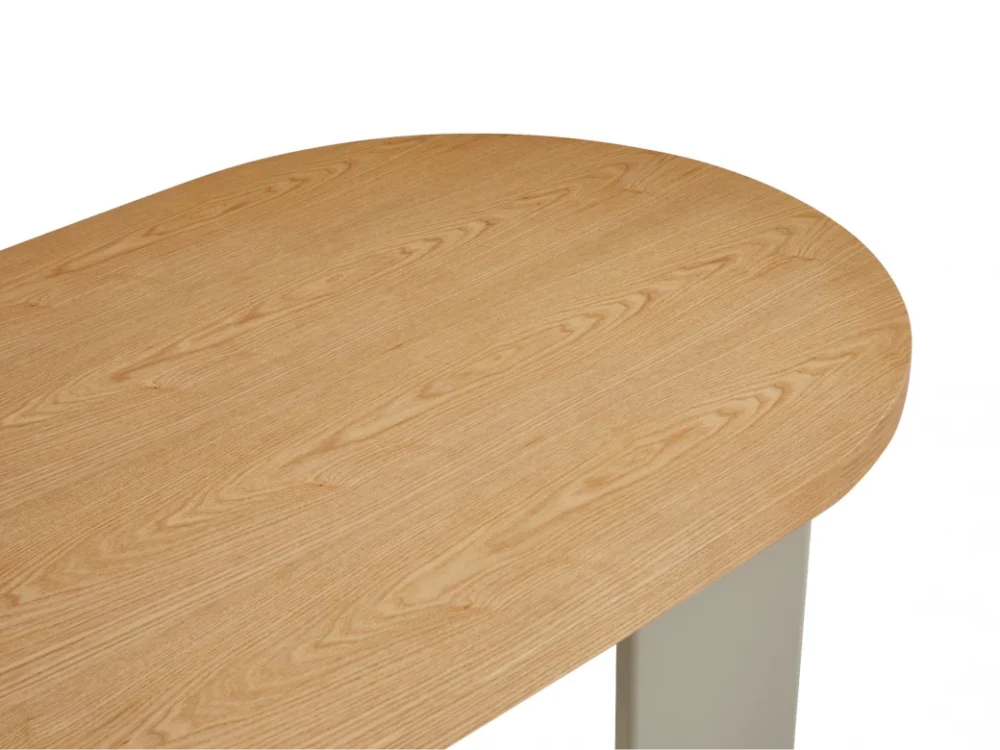 Western Round Dining Table Oak / Grey - Image 30