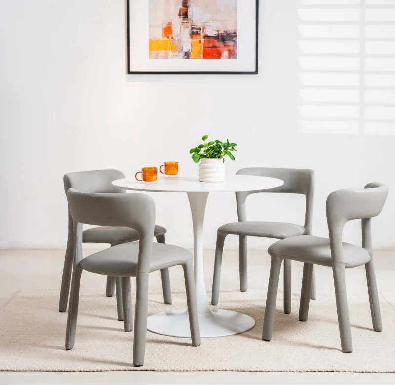 Scandi Dining Table Snow White