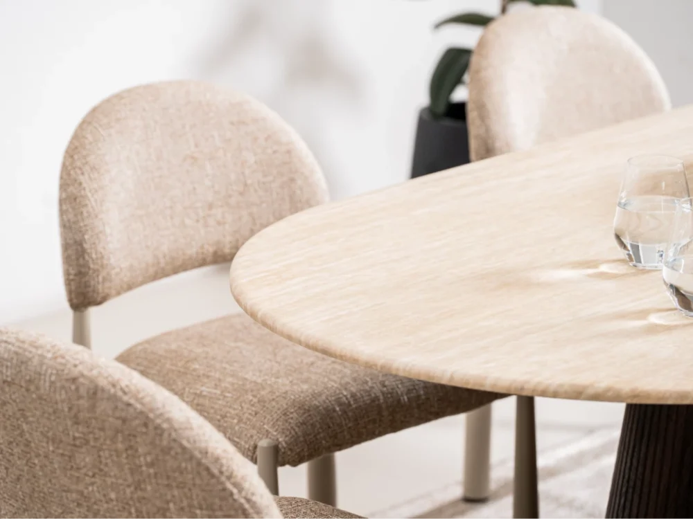 Crete Dining Table Travertine - Image 8