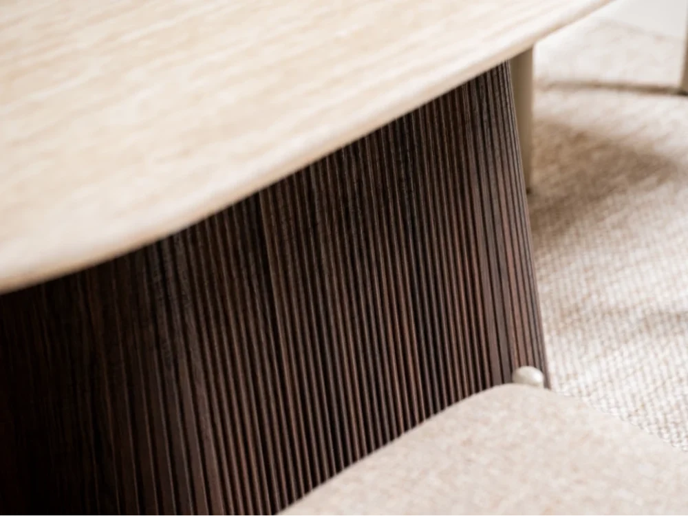 Crete Dining Table Travertine - Image 7