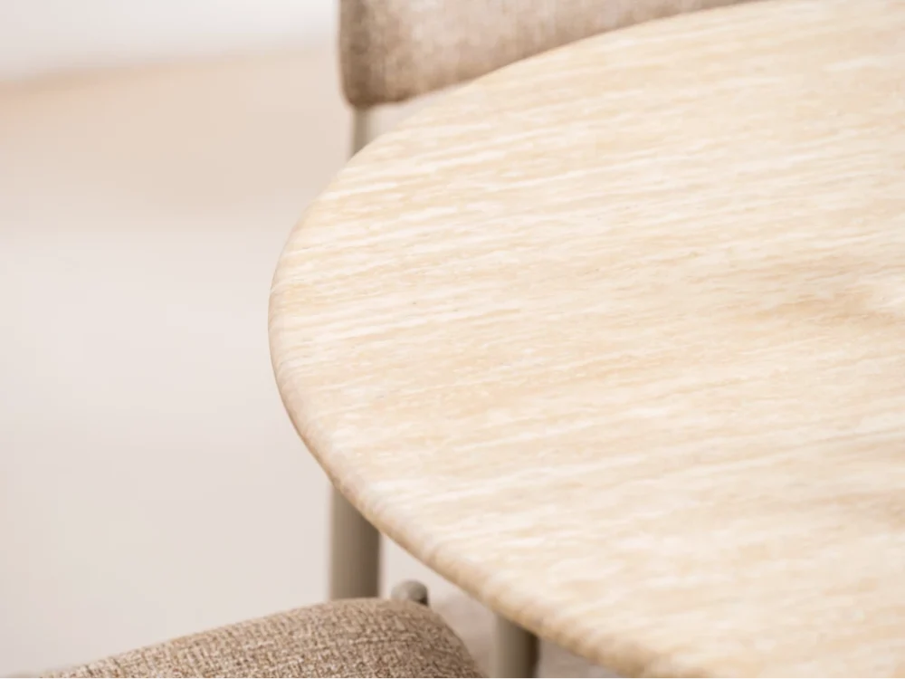 Crete Dining Table Travertine - Image 6