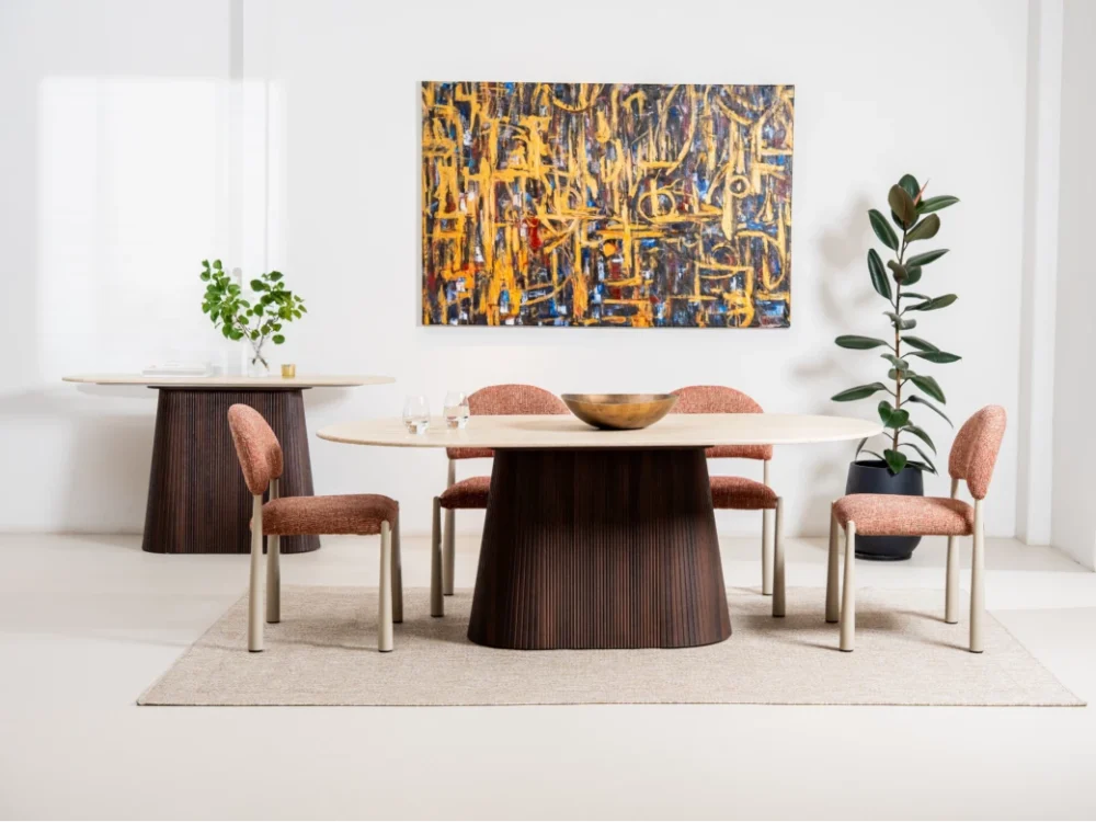 Crete Dining Table Travertine - Image 16