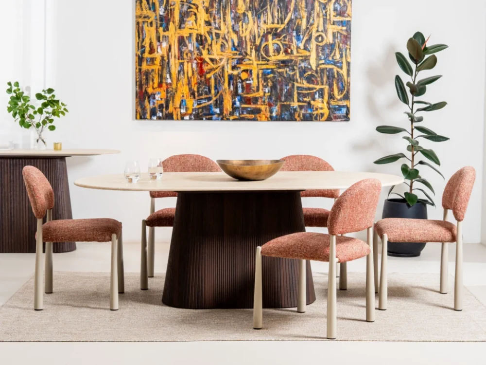 Crete Dining Table Travertine - Image 17