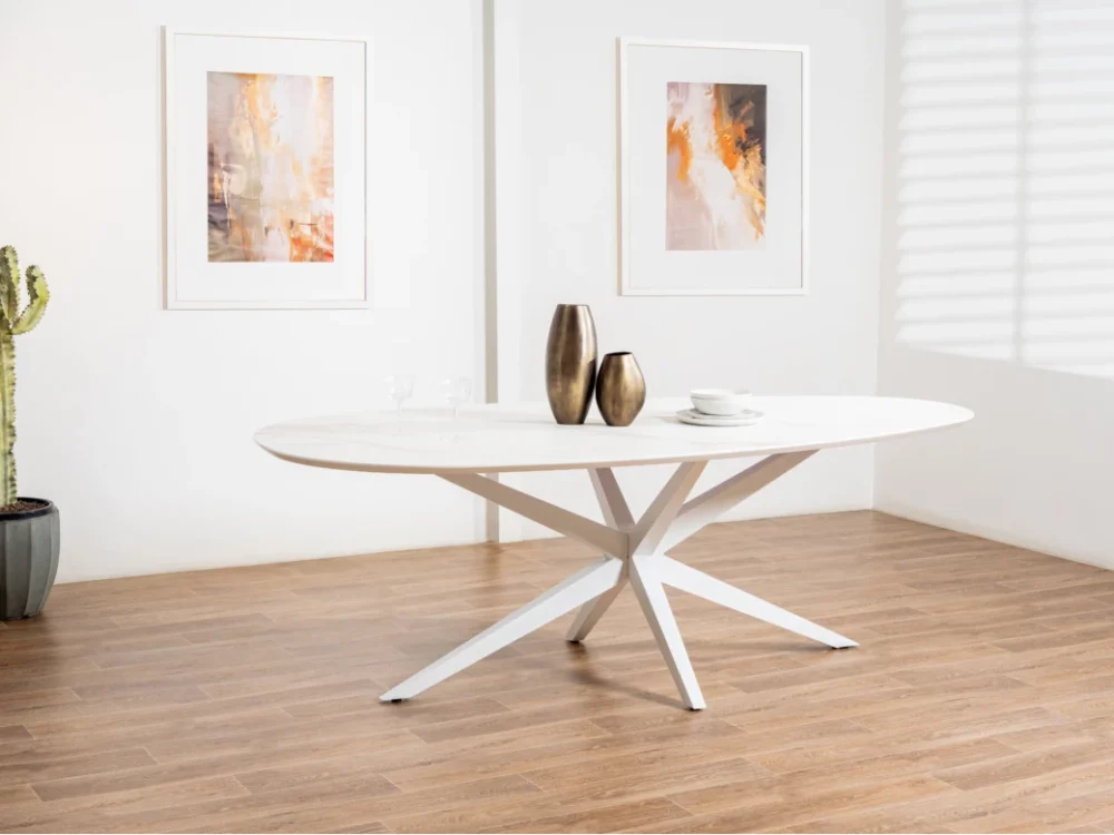 Diaz Dining Table White Cloud - Image 21