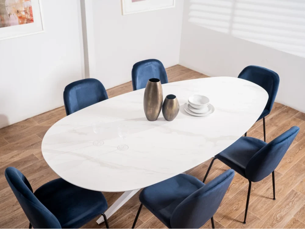 Diaz Dining Table White Cloud - Image 16