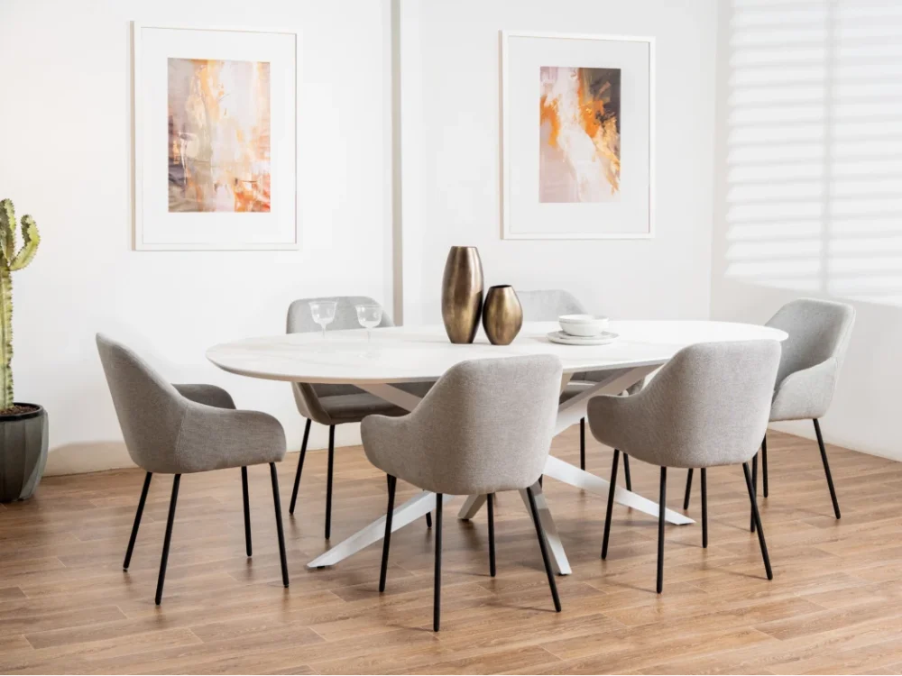 Diaz Dining Table White Cloud - Image 4
