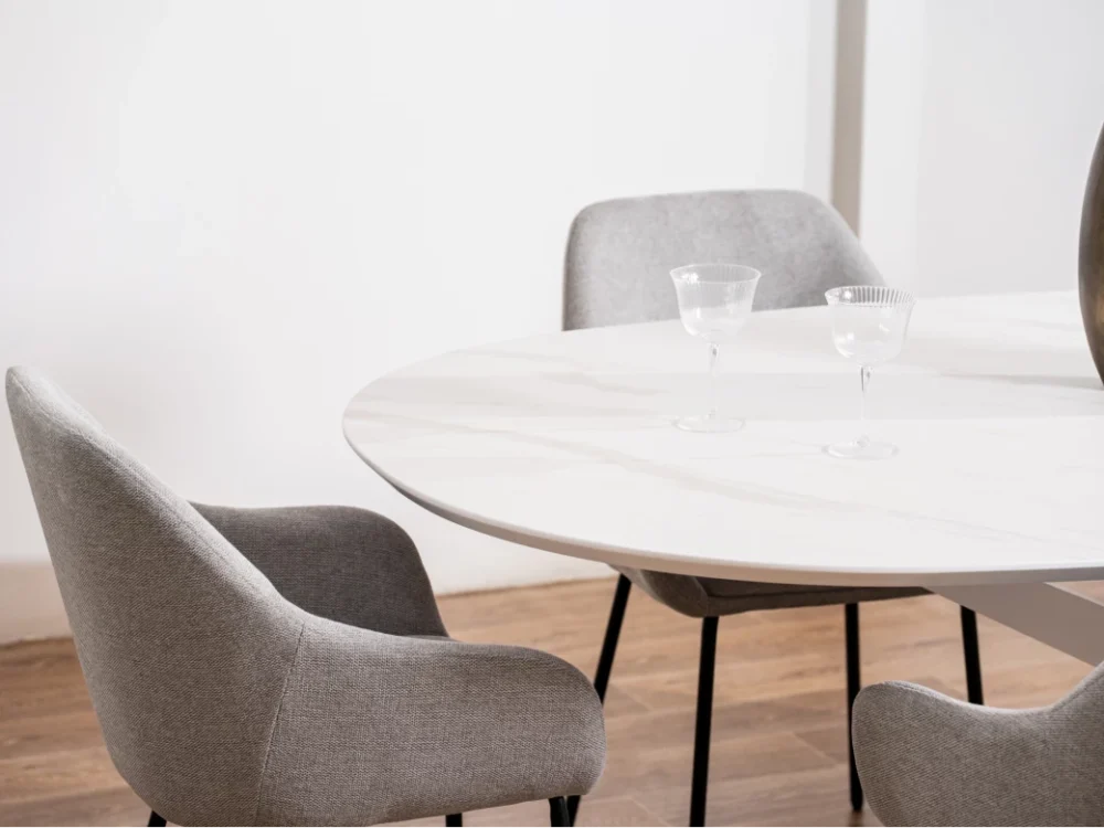 Diaz Dining Table White Cloud - Image 6