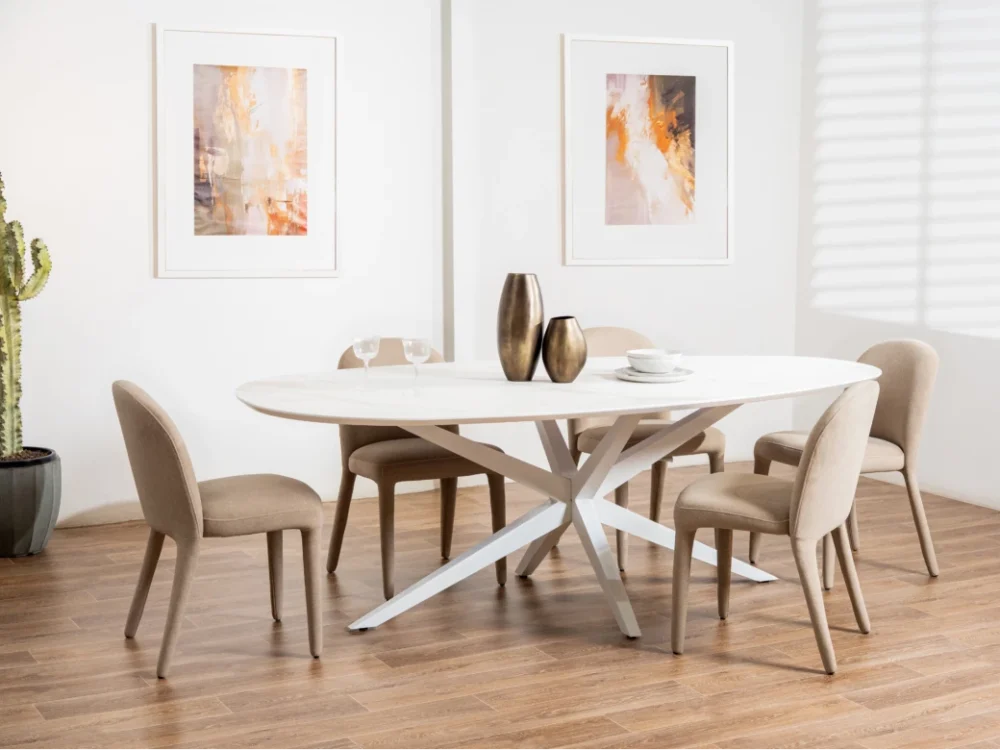 Diaz Dining Table White Cloud - Image 19