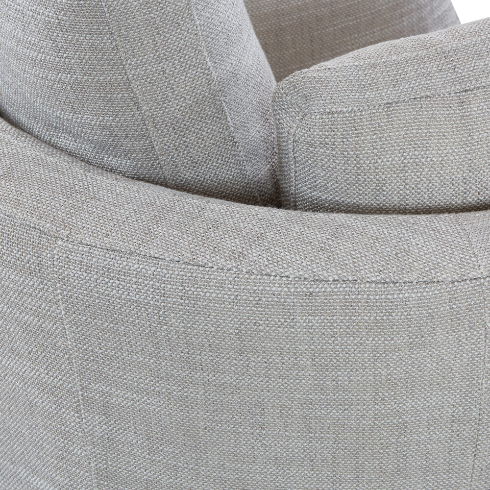 Cuddle Petite Swivel Chair & Ottoman in Byron Almond - Image 8