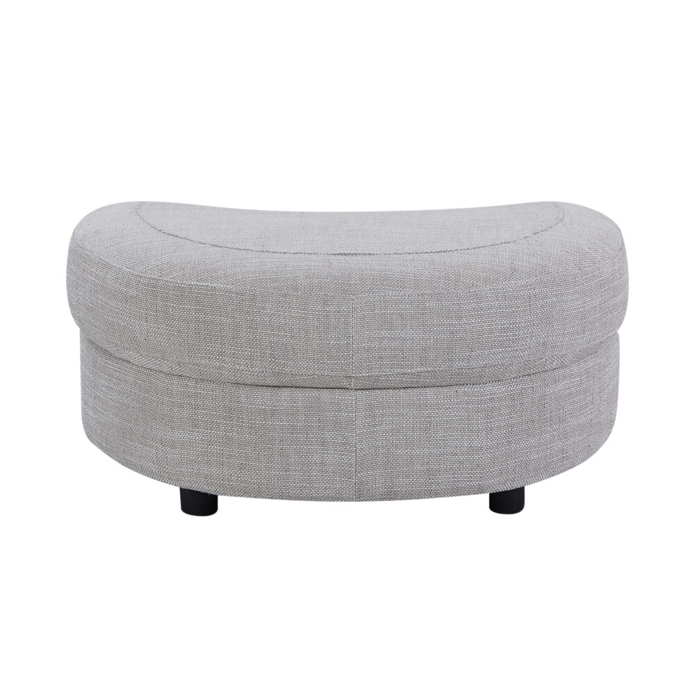 Cuddle Petite Swivel Chair & Ottoman in Byron Almond - Image 10