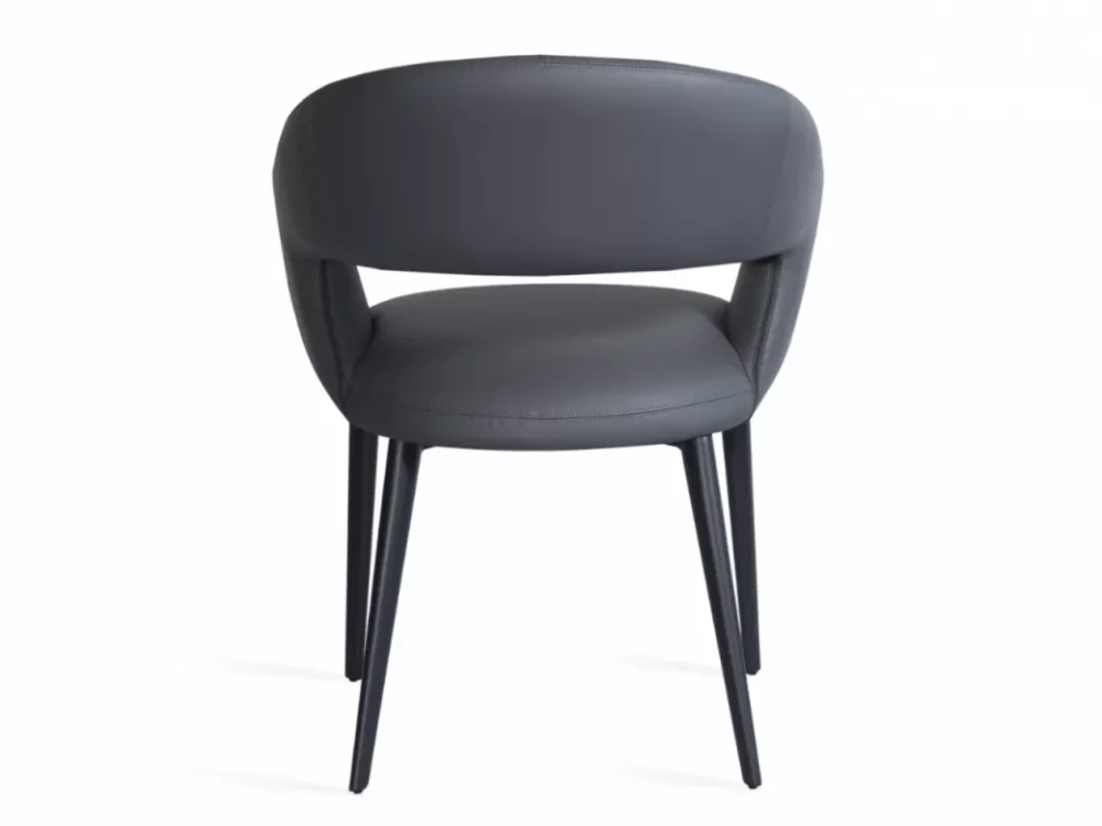 London Dining Chair Charcoal Set of 2 - Image 4