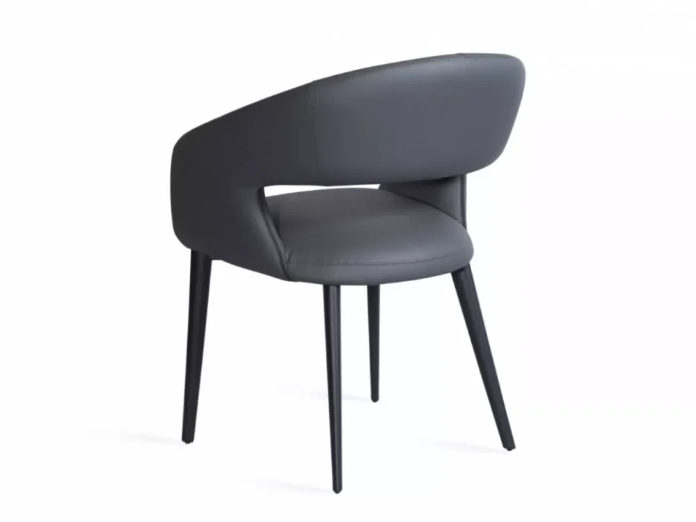 London Dining Chair Charcoal Set of 2 - Image 3